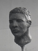 head of man sculpture